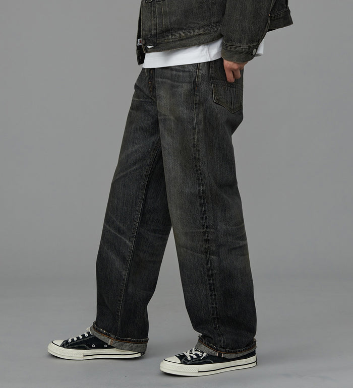 E50540-182 505Z WIDE STRAIGHT - BLACK DENIM 2