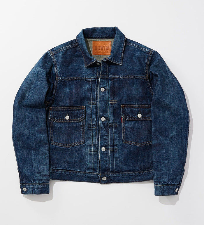 E55550-126 505 50DENIM JACKET - DARK BLUE