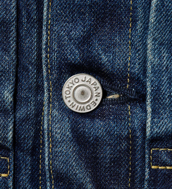 E55550-126 505 50DENIM JACKET - DARK BLUE