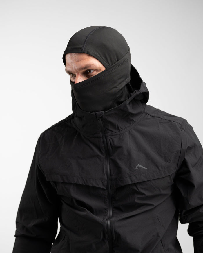 Elite Windbreaker Full Zip (Black) - Athletic Aesthetics