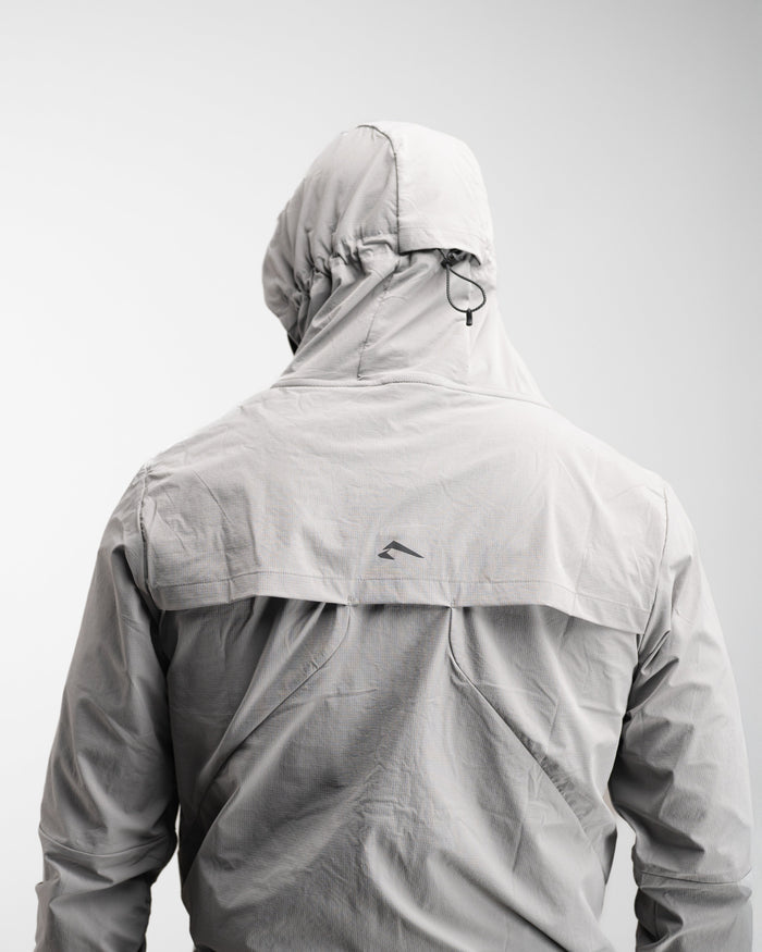 Elite Windbreaker Half Zip (Tactical Grey) - Athletic Aesthetics