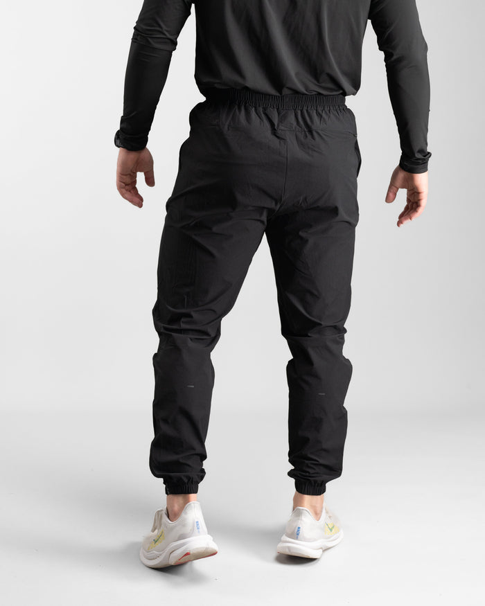 Elite Windbreaker Jogger (Black) - Athletic Aesthetics