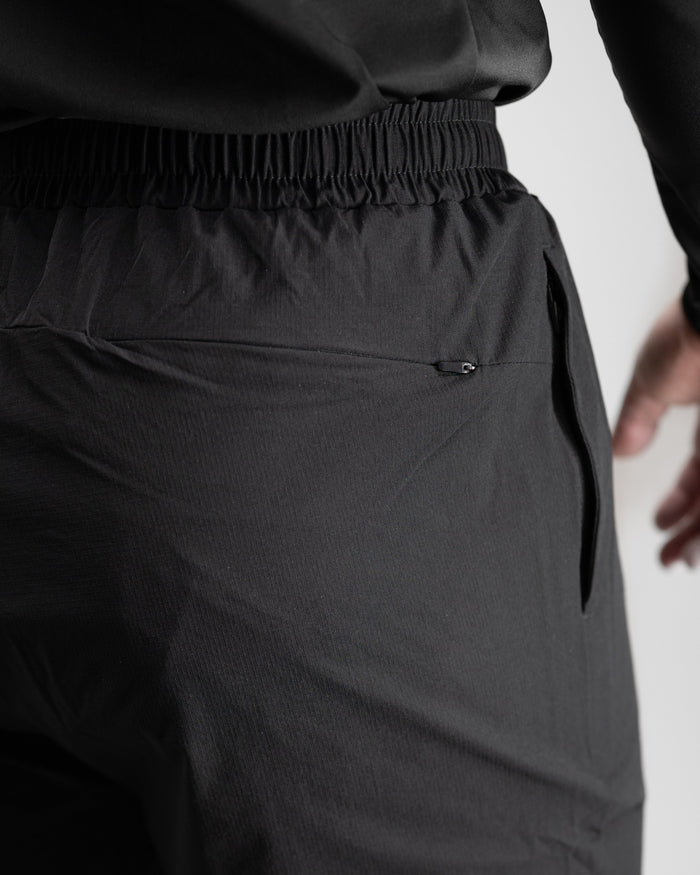 Elite Windbreaker Jogger (Black) - Athletic Aesthetics