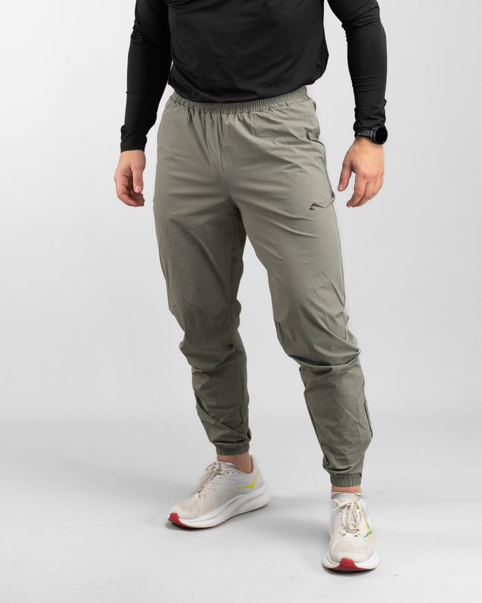 Elite Windbreaker Jogger (Light Olive) - Athletic Aesthetics