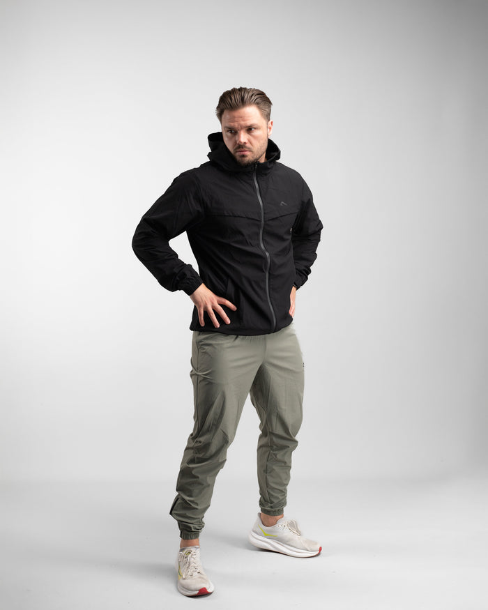 Elite Windbreaker Jogger (Light Olive) - Athletic Aesthetics