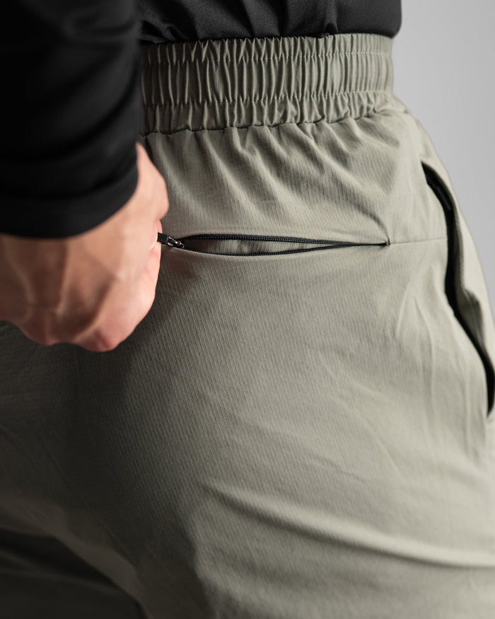Elite Windbreaker Jogger (Light Olive) - Athletic Aesthetics