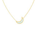 Enamel Moon Necklace
