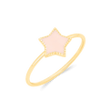 Enamel Star Ring
