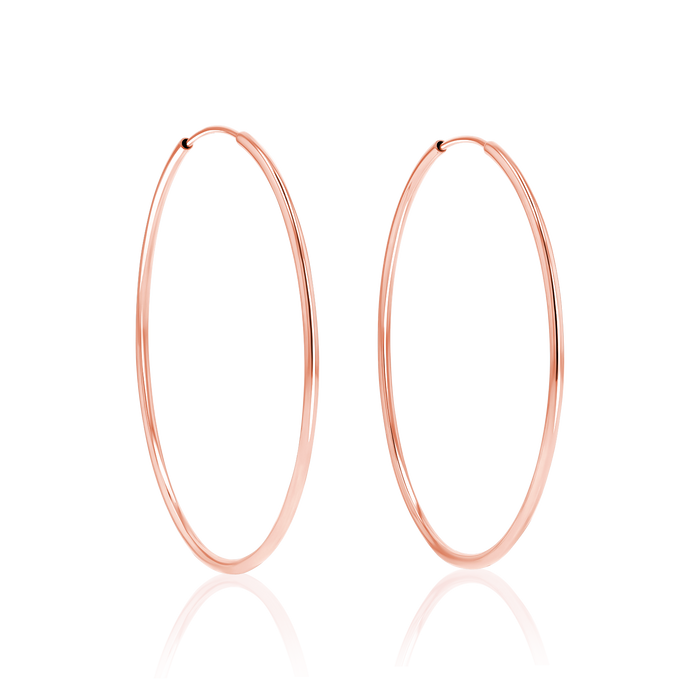 14K Rose Gold / 12mm Diameter
