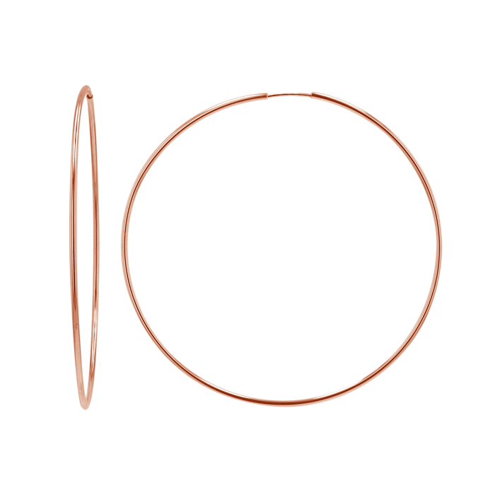 Endless Gold Hoop Earrings