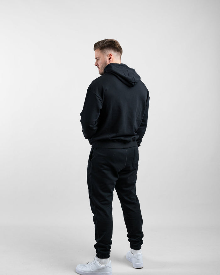 Essential Oversize Hoodie (Black) - Athletic Aesthetics