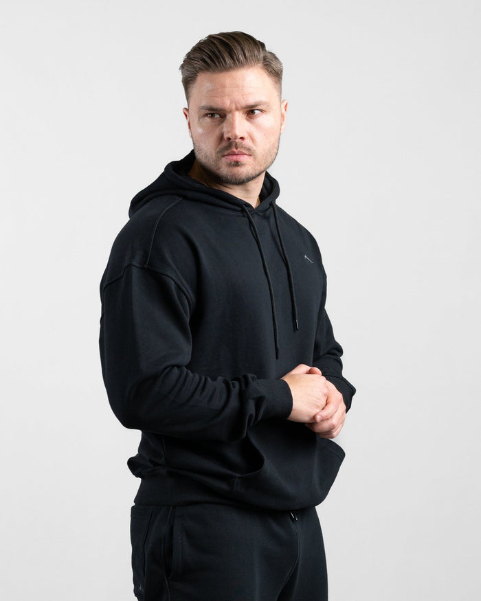 Essential Oversize Hoodie (Black) - Athletic Aesthetics