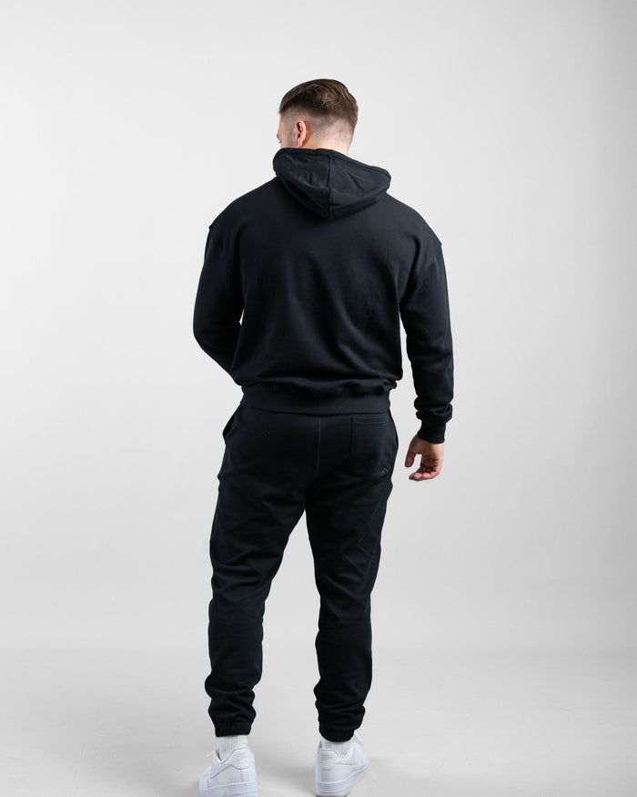 Essential Oversize Hoodie (Black) - Athletic Aesthetics