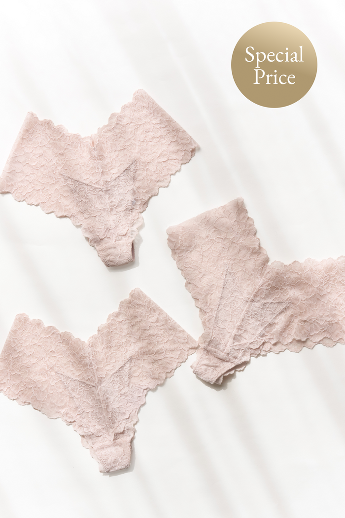 Everyday Magical Lacy Thong 3 Set