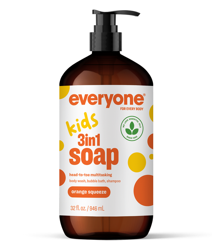 Everyone Kids 3in1 Soap, Orange Squeeze – 32 fl oz