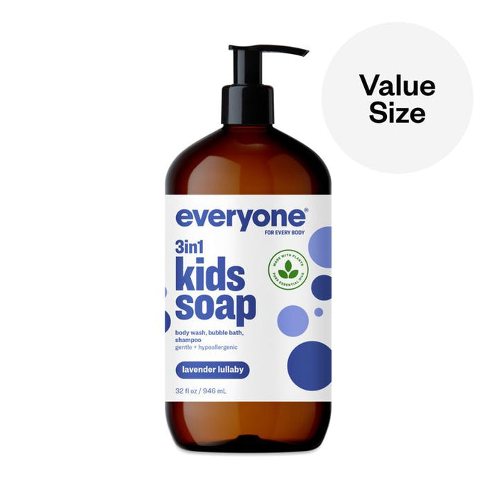 Everyone Kids Lavender Lullaby 3-in-1 Soap 3-Pack
