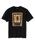 FILSON X HOUSEFLY FRONTIER GRAPHIC T-SHIRT - BLACK/WORLDWIDE