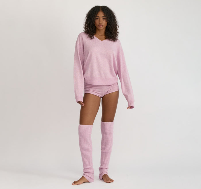 Fine Knit V-Neck Sweater