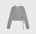Fine Knit Wrap Cardigan