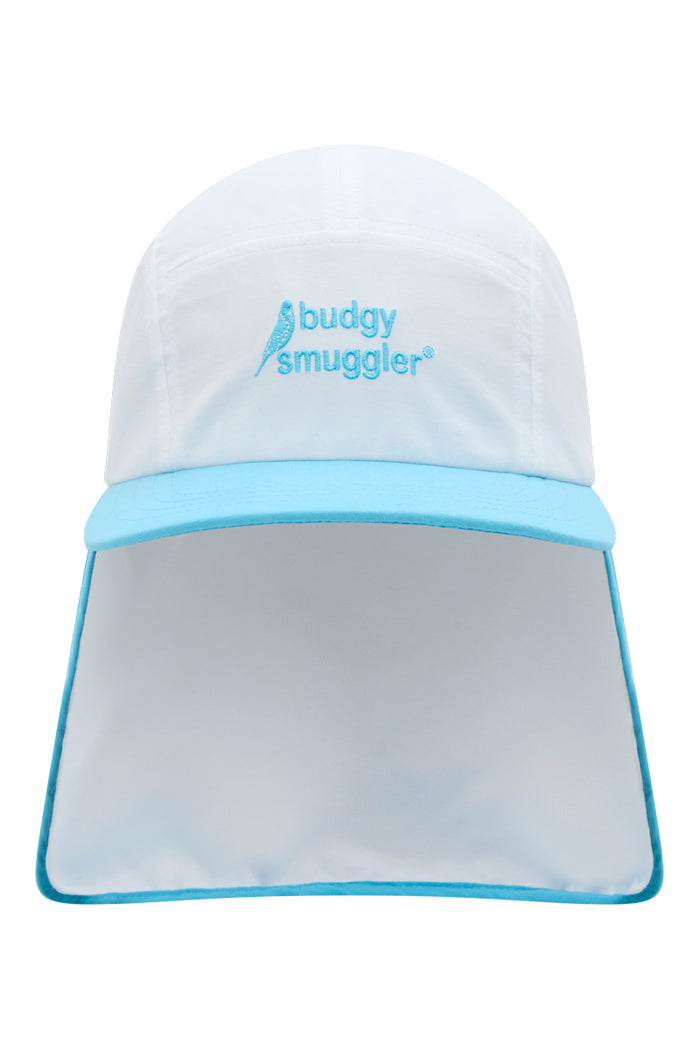 Flap Hat in White