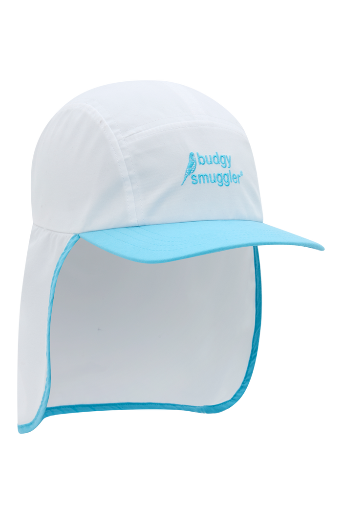 Flap Hat in White