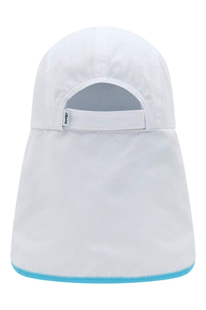Flap Hat in White