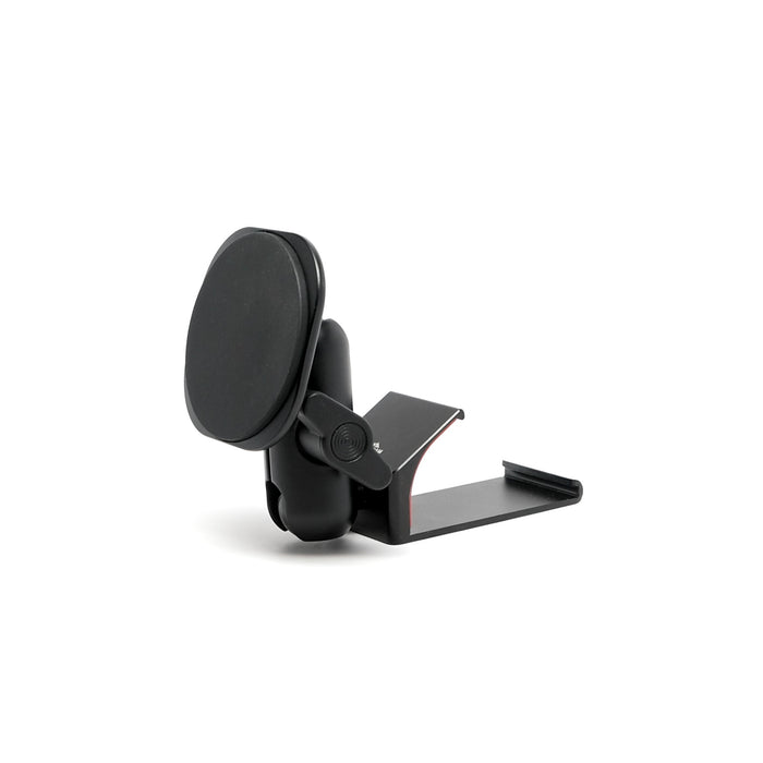 Image of Offroam MagSafe-compatible Phone Mount for Ford Bronco 2021-2025. This premium phone mount installs easily without drilling or glue. High force magnets hold phone on any trail, road, or track. Perfect placement without blocking screens, driver view, or air flow. Fully adjustable positioning.