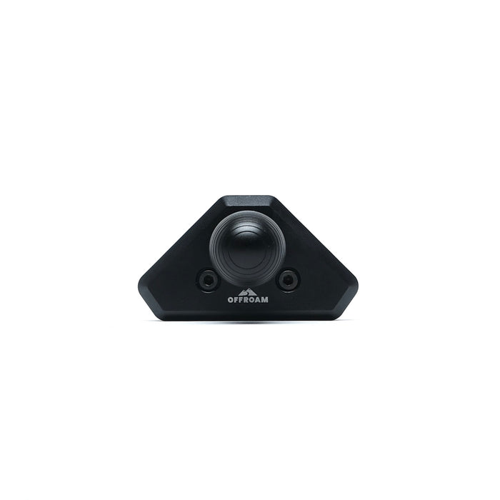 Image of Offroam Mounting Base for Ford F-150 2021-2026 | F-250/F-350 2023-2026 | F-150 Lightning (XL & PRO) 2022-2026. This premium all metal phone mounting base installs easily without drilling or glue. Perfect placement without blocking screens, driver view, or air flow.