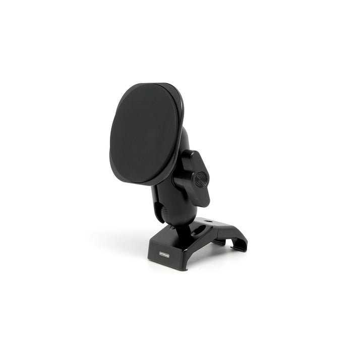 Image of Offroam MagSafe-compatible Phone Mount for Ford Ranger 2024-2026. This premium phone mount installs easily without drilling or glue. High force magnets hold phone on any trail, road, or track. Perfect placement without blocking screens, driver view, or air flow. Fully adjustable positioning.