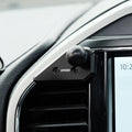 Image of Offroam Mounting Base installed securely in Ford Super Duty 2022 (12in. SYNC4 Touchscreen). This premium all metal phone mounting base installs easily without drilling or glue. Perfect placement without blocking screens, driver view, or air flow.