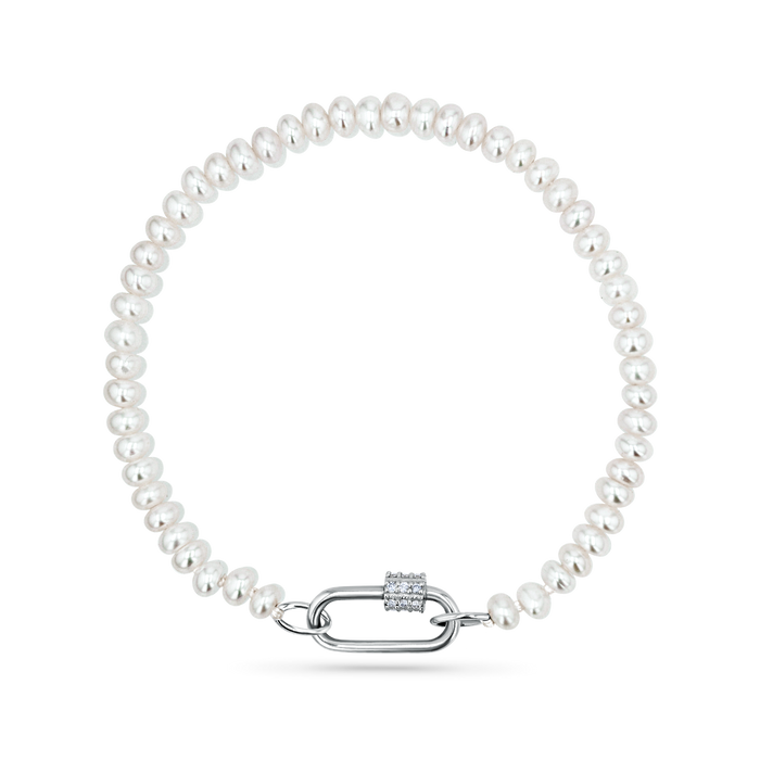 Freshwater Pearl Connector Bracelet