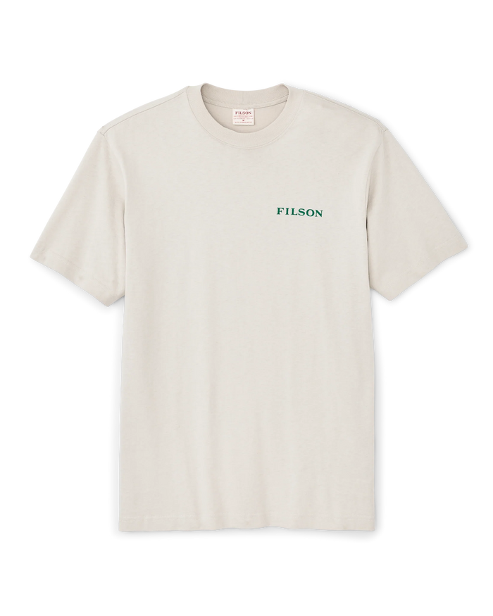FRONTIER LOGO T-SHIRT - CLIFF GRAY/SCENIC MARK