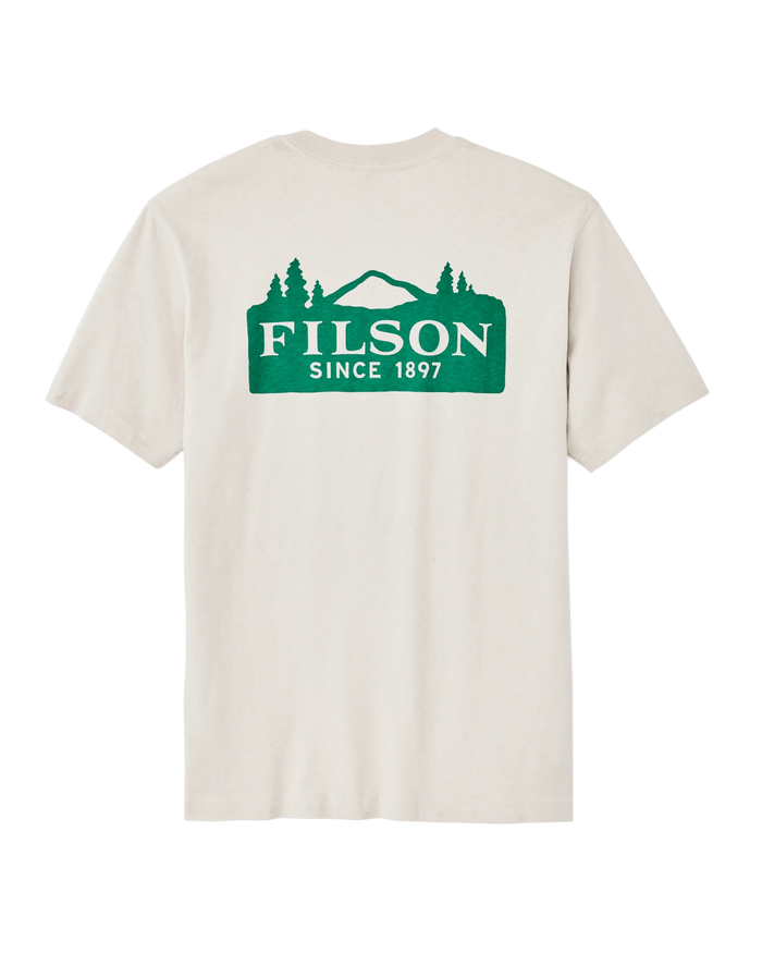 FRONTIER LOGO T-SHIRT - CLIFF GRAY/SCENIC MARK
