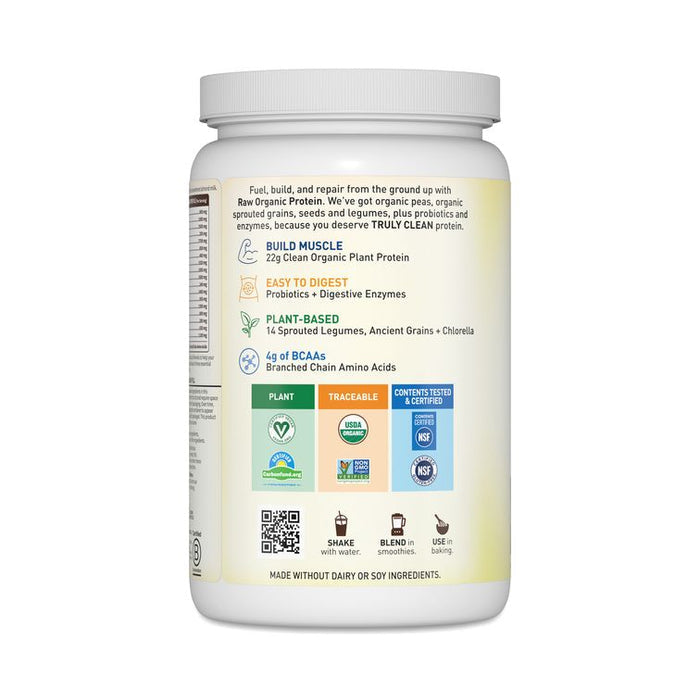 Garden of Life Raw Protein Powder, Chocolate – 24.69 oz image 2