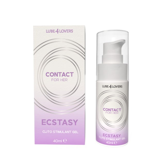 Gel intim pentru femei LUBE4LOVERS Ecstasy, pentru stimularea zonelor erogene, cu efect cald-rece, 40 ml