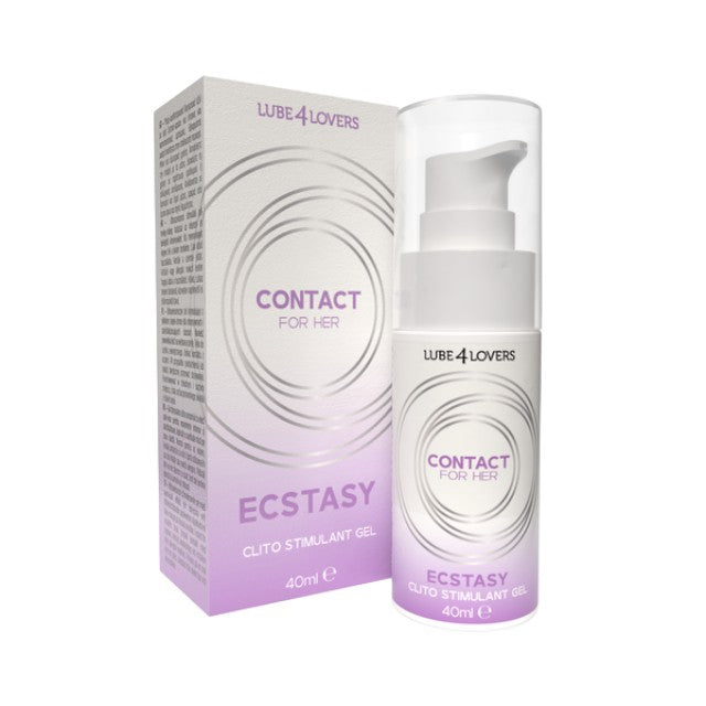 Gel intim pentru femei LUBE4LOVERS Ecstasy, pentru stimularea zonelor erogene, cu efect cald-rece, 40 ml