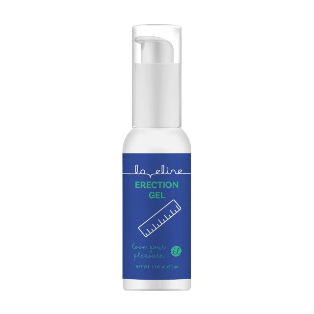 Gel LOVELINE Erection Gel, pentru erecții puternice, cu extract de mentă sălbatică, 50 ml