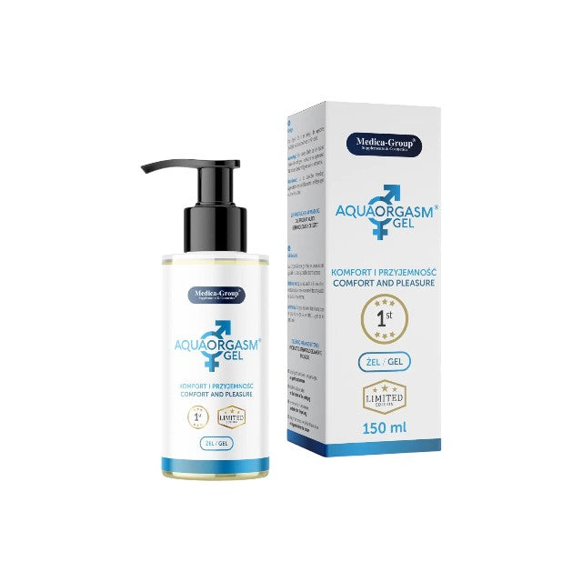Gel MEDICA-GROUP Aqua Orgasm Gel, unisex, pentru stimulare și intensificare orgasm, efect de răcire, 150 ml