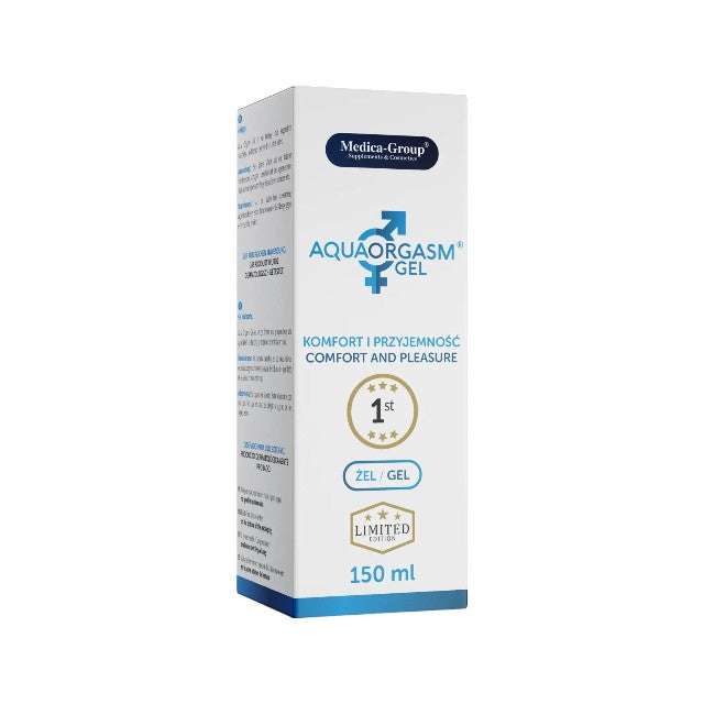 Gel MEDICA-GROUP Aqua Orgasm Gel, unisex, pentru stimulare și intensificare orgasm, efect de răcire, 150 ml