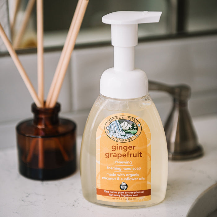 Ginger Grapefruit Foaming All Natural Organic Hand Wash