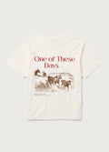 GLAD YOU'RE HERE WITH ME TEE S/S - BONE