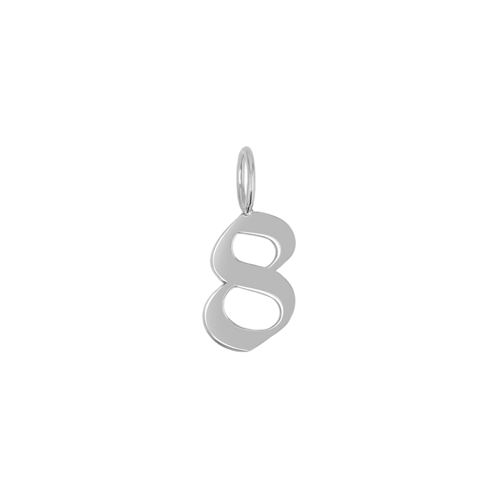 14K White Gold / 8