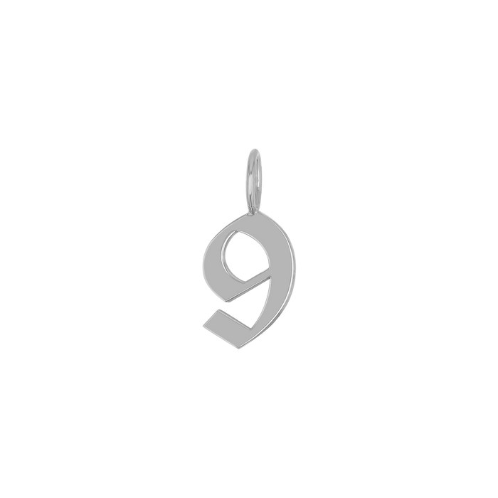 14K White Gold / 9