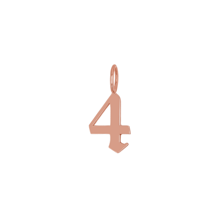 14K Rose Gold / 4