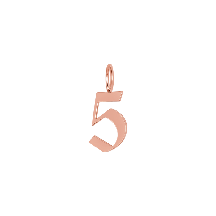 14K Rose Gold / 5