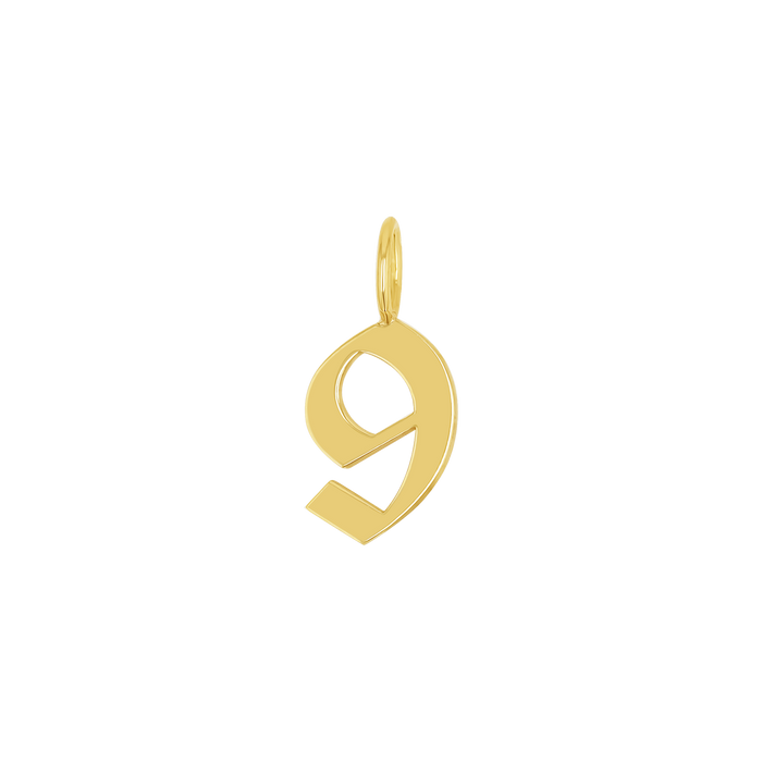 14K Yellow Gold / 9