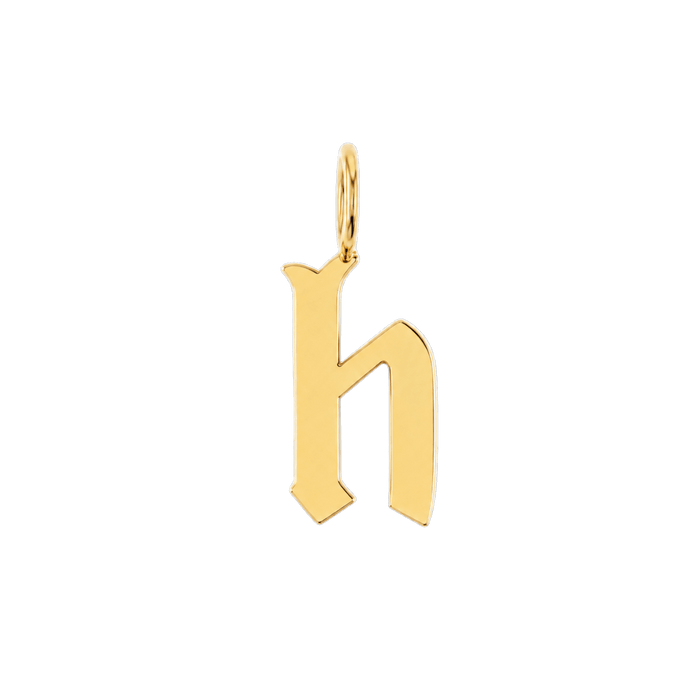 14K Yellow Gold / h