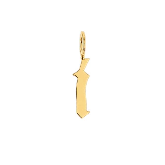 14K Yellow Gold / i
