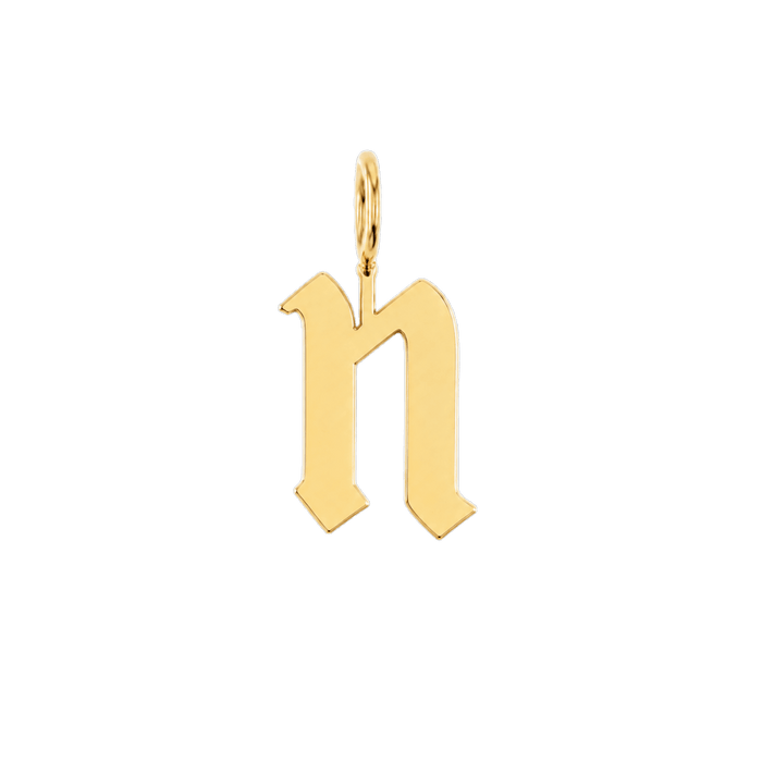 14K Yellow Gold / n