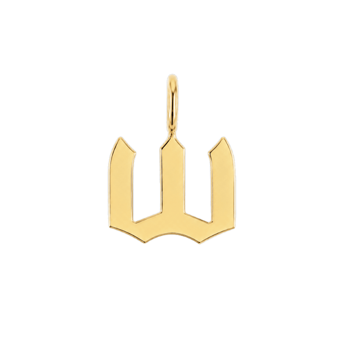 14K Yellow Gold / w